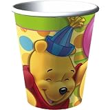 Pooh 1st Birthday Cups