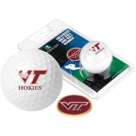 Virginia Tech Hokies Vt Ncaa Collegiate Logo Golf Ball Ball Marker