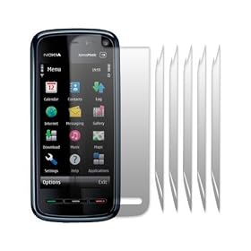 6 PACK SCREEN PROTECTOR FOR NOKIA 5800 XPRESSMUSIC