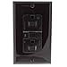 (10 Pack) Cooper Wiring Devices TRVGFH15B Hospital Grade Tamper Resistant GFCI Decorator Duplex Receptacle, Brown
