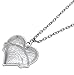 Glamour Girl Gifts Set of 2 BEST FRIENDS Silver Tone Heart Necklaces BFF Besties Sisters Girls Teens Women - CHOOSE YOUR COLORS (Pink)