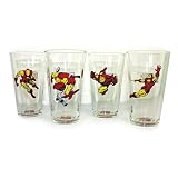 Marvel Comics Iron Man 16 Oz Tumbler (set of 4)