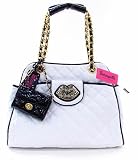 Betseyville Uptown Downtown Large White Satchel Handbag