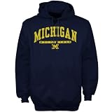 Michigan Wolverines Navy Blue Mascot Hoody Sweatshirt