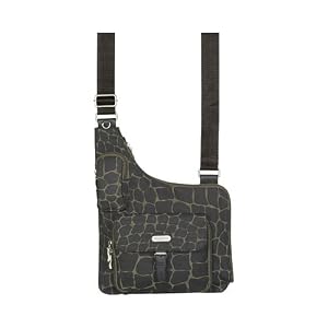 Ladies Baggallini UTG350 Uptown Bagg - Giraffe Crinkle Nylon by Baggallini