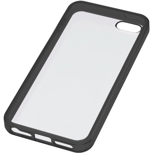 GREEN HOUSE iPhone5用 ポリカーボネート+TPUケース ブラック GH-CA-IP5PTK