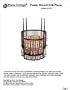 Nursery Baby Round Crib Woodworking Project Plans