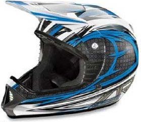 Z1R Rail Fuel Helmet , Color: Blue/White, Size: XS XF0110-1000