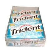 Trident Sugarless Gum Fresh Mint (Crytsal Mint) Flavor