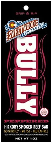 Sweetwood 1oz Beef Bar (15 Pack) (Sweetwood Peppered Beef Bar)
