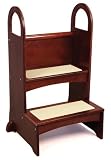 Kids Step Stool - High Rise Step-Up in Espresso - Guidecraft - G97017