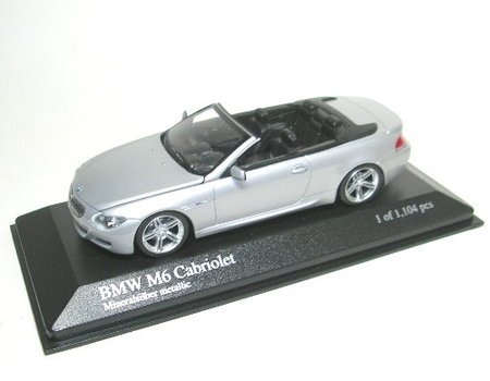 Cover image : 【MINICHAMPS/ミニチャンプス】1/43 BMW M6 カブリオレ 2006 シルバー