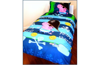 Peppa Pig George Pirate Duvet and Pillowcase Set