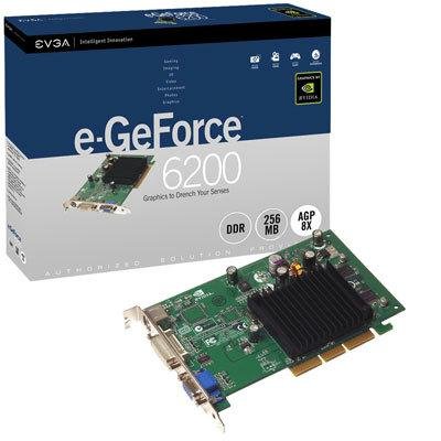 EVGA 256-A8-N341-LX e-GeForce 6200 256MB DDR AGP Graphics Card