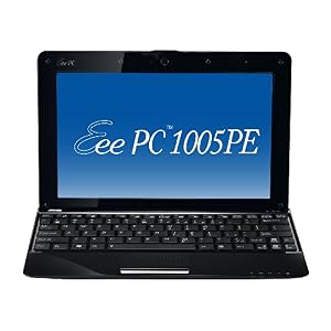 ASUS Eee PC Seashell 1005PE-PU17-BK 10.1-Inch Black Netbook (Up to 14 Hours of Battery Life)
