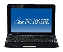 ASUS Eee PC Seashell 1005PE-MU17-BK 10.1-Inch Black Netbook (Up to 11 Hours of Battery Life)
