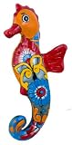 Multi-Color Mexican Talavera Scott Seahorse