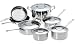 Cuisinart Chef's Classic Stainless-Steel 12-Piece Cookware Set