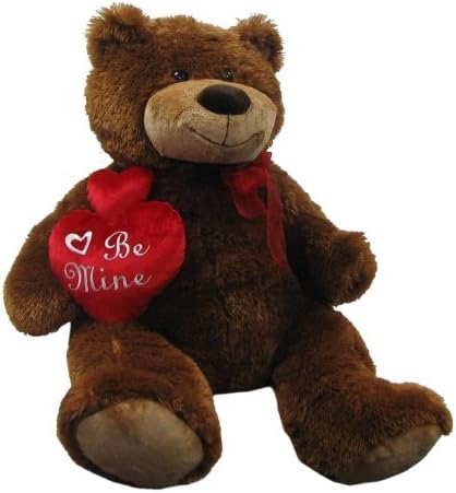 30" Plush Love Teddy Bear Holding Heart