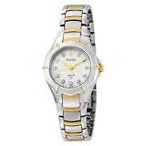Bulova Women's 98P110 Marine Star Diamond Accented Two-Tone Stainless Steel Watch