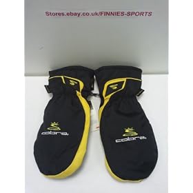 Cobra Winter Golf Mittens Black