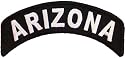 Arizona Patch, 4x1.75 inch, small embroidered iron on State name patch