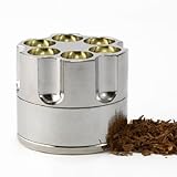 Revolver Gun Bullet Cylinder Shap 3 Pieces Metal Pollen Herb Spice Grind Grinder with Gift Box