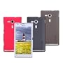 Dolextech Custodia guscio di protezione di alta qualit� per Sony Xperia SP C5303 smartphone 100% NILLKIN Back Cover(rosolare)
