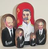 5pcs. nesting doll of Stalin and his group