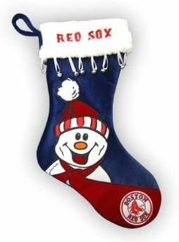 MLB Officially Licensed Holiday Christmas "Bells" Stocking (Boston Red Sox)