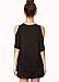 Darceil® Women's Comfy Black Off Shoulder RUN DMC Gilding Short Sleeve T Shirt (XL, Black)