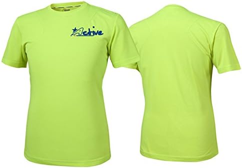 Yuchen Brand New Body Fit Man Woman T-shirt Cotton Short Sleeve Excise Tee (green, 175/92Y)