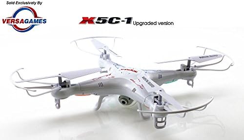 Genuine Syma X5C-1 Explorers 4CH Remote Control RC Quadcopter - New Upgraded Version (Exclusive from Versa Games)