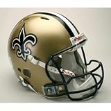 Riddell New Orleans Saints Revolution Authentic Pro Helmet Authentic