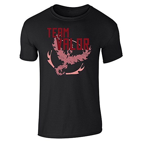 Pop Threads Team Valor Trainer Black L Short Sleeve T-Shirt
