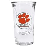 Clemson Tigers Fluted Shot (Set of 2)