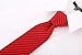 Scott Allan Red Pencil Stripe Tie For Men | Power Tie | Classic Woven Jacquard Red Striped Necktie | Corbatas para Hombres Elegantes Rojo