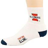 Illinois Fighting Illini White (501) 10-13 Team Logo Tall Socks
