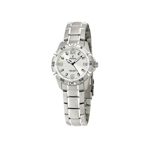 FESTINA Sport 16172/1 - Reloj unisex de cuarzo, correa de acero inoxidable color plata