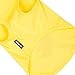Blueberry Pet Cherry Soda Candy Cotton Dog Tank Top T Shirt in Sunshine Yellow, Back Length 12