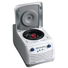 Eppendorf 022620304 Microcentrifuge with 18-Place Fixed Angle Rotor for 1.5/2.0mL Microcentrifuge Tubes and Microtainers, 14,000rpm Maximum Speed, 120V/60Hz