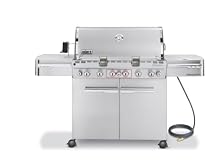 Weber 2880001 Summit S-670 Grill, Natural Gas, Stainless Steel