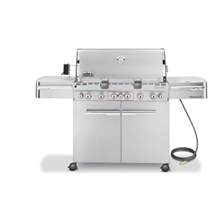 Weber 2880001 Summit S-670 Grill NATURAL GAS Stainless Steel