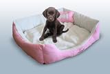 Hundebett Tierbett Schlafplatz Hundekorb +Kissen 100x80