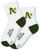 MLB Oakland Athletics Men's Quarter Socks (2 Pack)