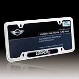 MINI COOPER S Polished Stainless License Frame