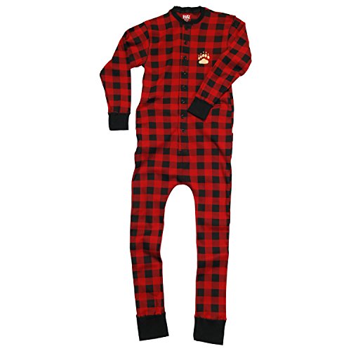 Bear Cheeks-Bear Adult Flapjacks Union Suit Onesie by Lazy One