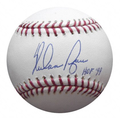 Nolan Ryan Autographed Baseball with HOF 99 Inscription