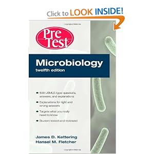 Click here to buy Microbiology PreTest Self-Assessment and Review, Twelfth Edition (PreTest Basic... by James Kettering.
