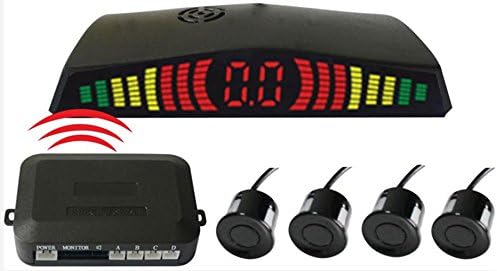 PsmGoods 4 Wireless Car Rear Parking Sensors Reverse LED Distance Indicator Alarm Beeper